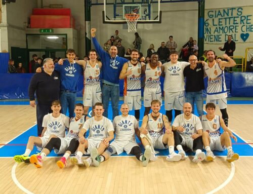 DR1 Maschile, i Giants tornano a sorridere: Favaro battuta in volata 64-62